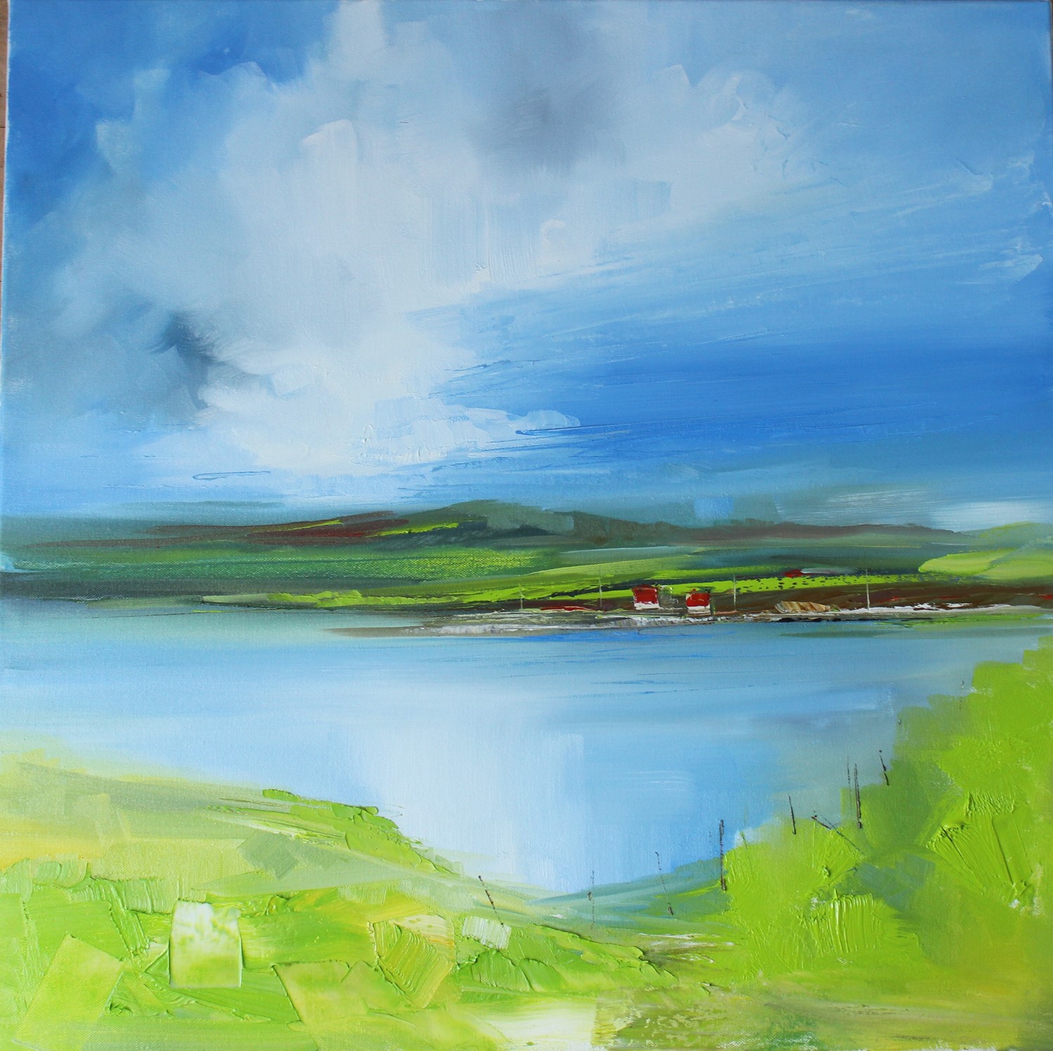'Looking over the Loch ' by artist Rosanne Barr